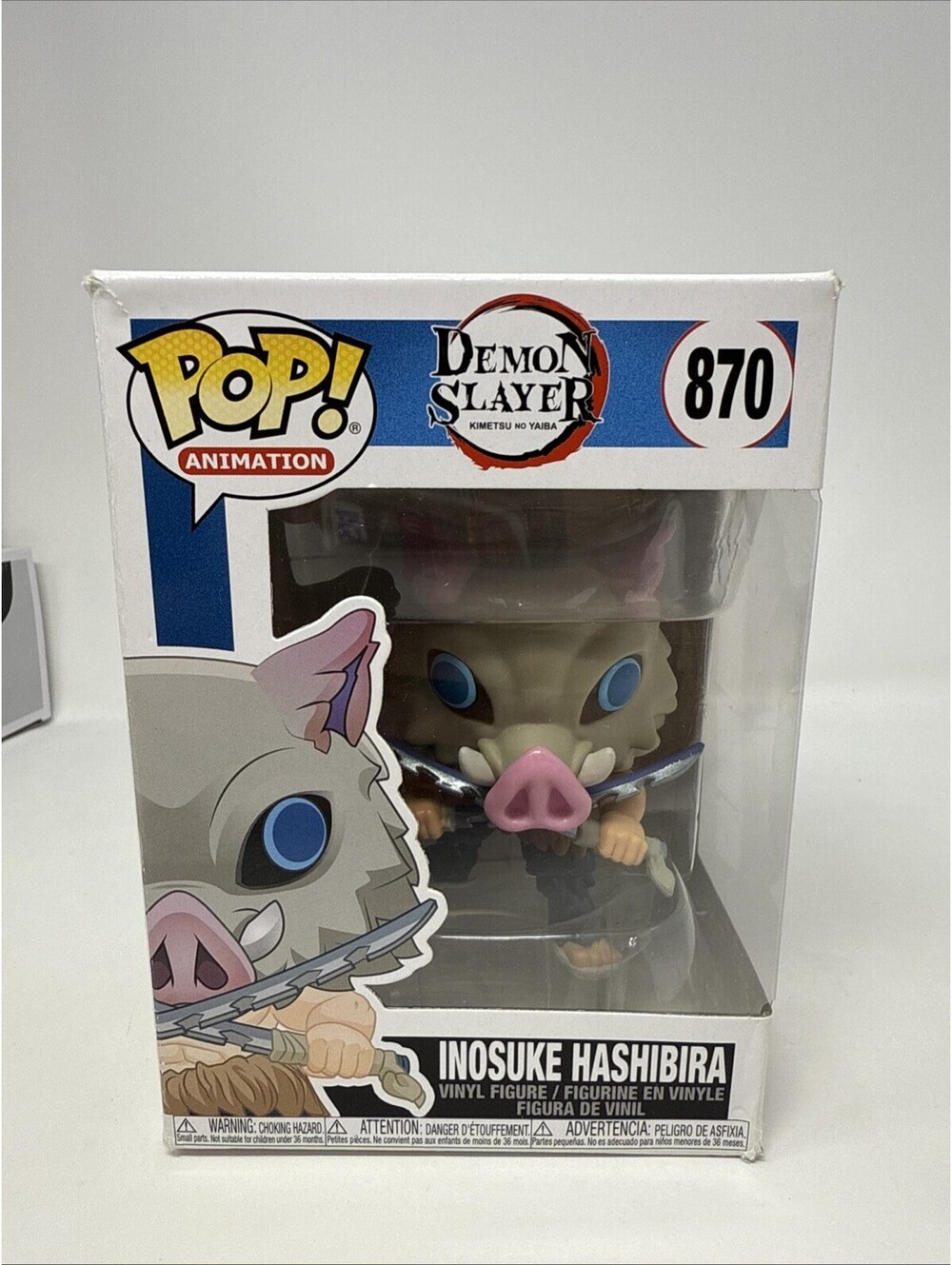 Funko Pop! Demon Slayer Collectible Figure #870 Inosuke Hashibira